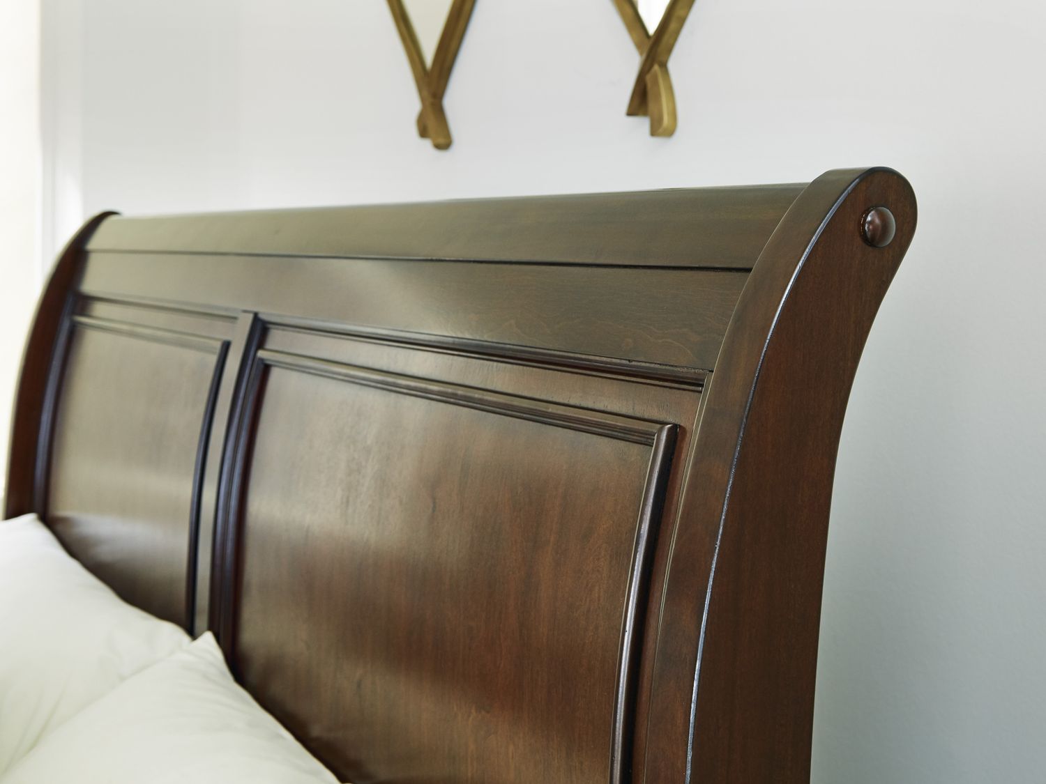 Trellington King Sleigh Headboard In Brown B71678
