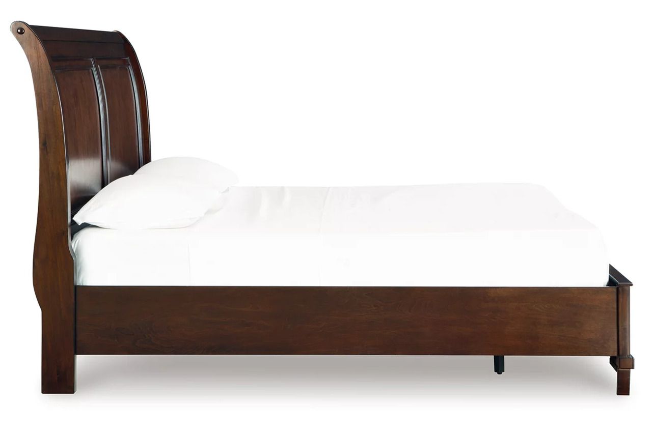Trellington King Sleigh Storage Bed In Brown B716B2