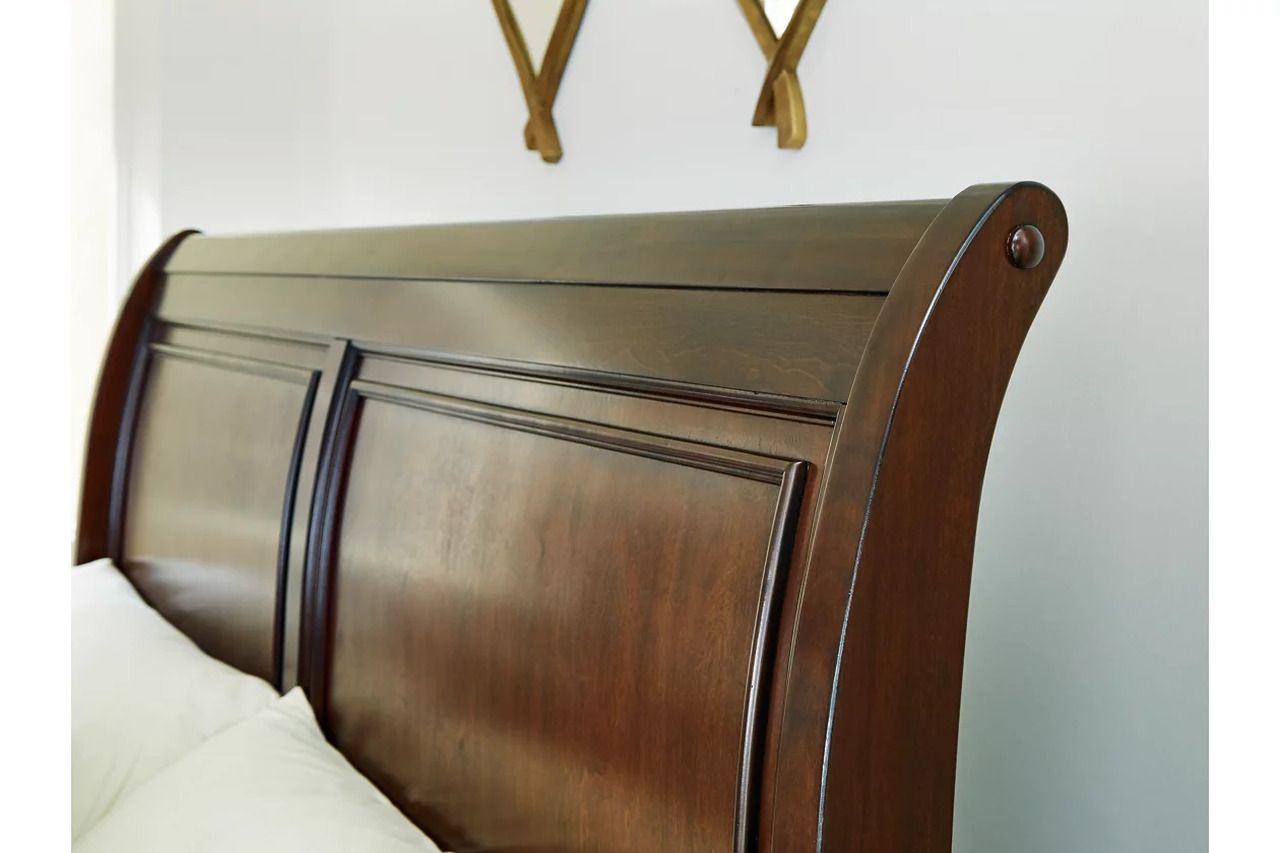 Trellington King Sleigh Storage Bed In Brown B716B2