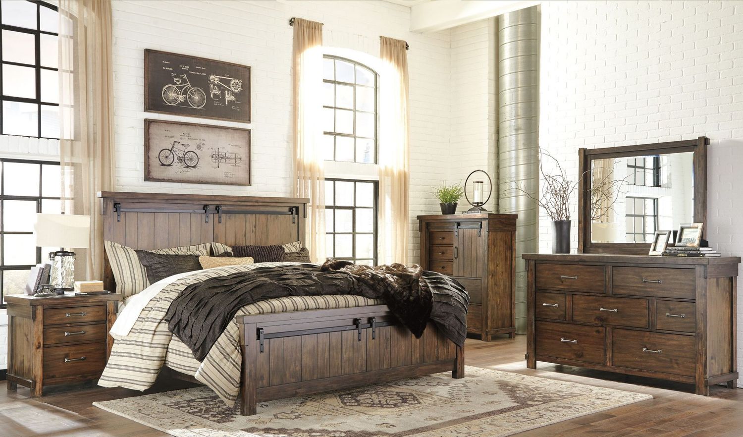 Lakeleigh Brown Bedroom Mirror B71836