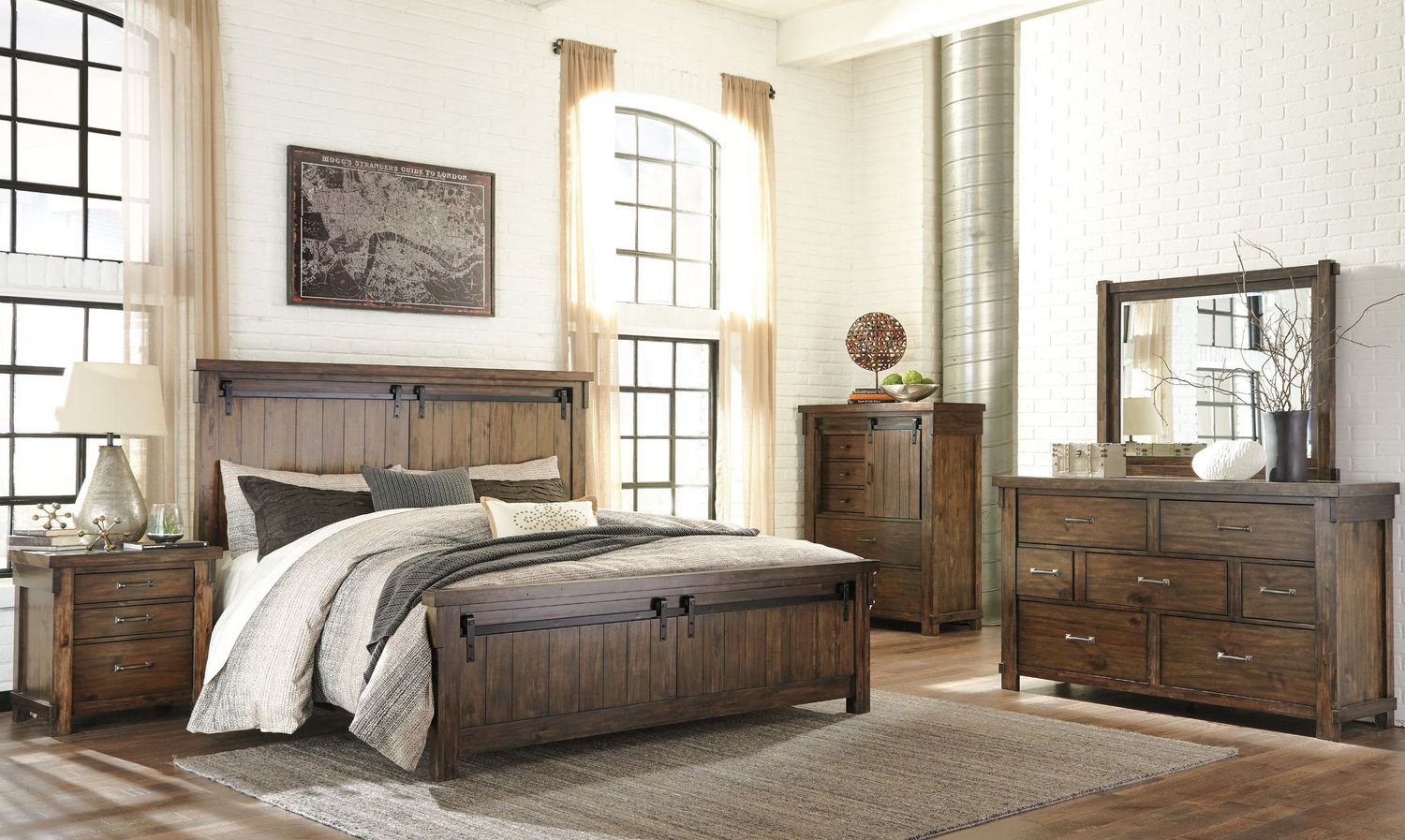 Lakeleigh Brown Bedroom Mirror B71836