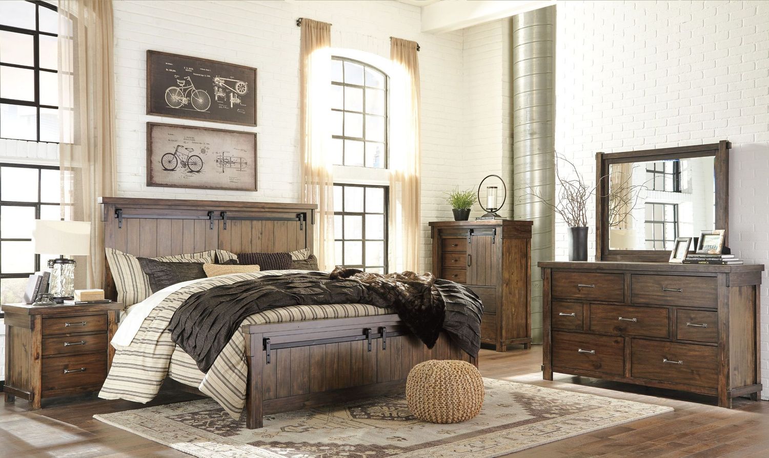 Lakeleigh Brown Bedroom Mirror B71836
