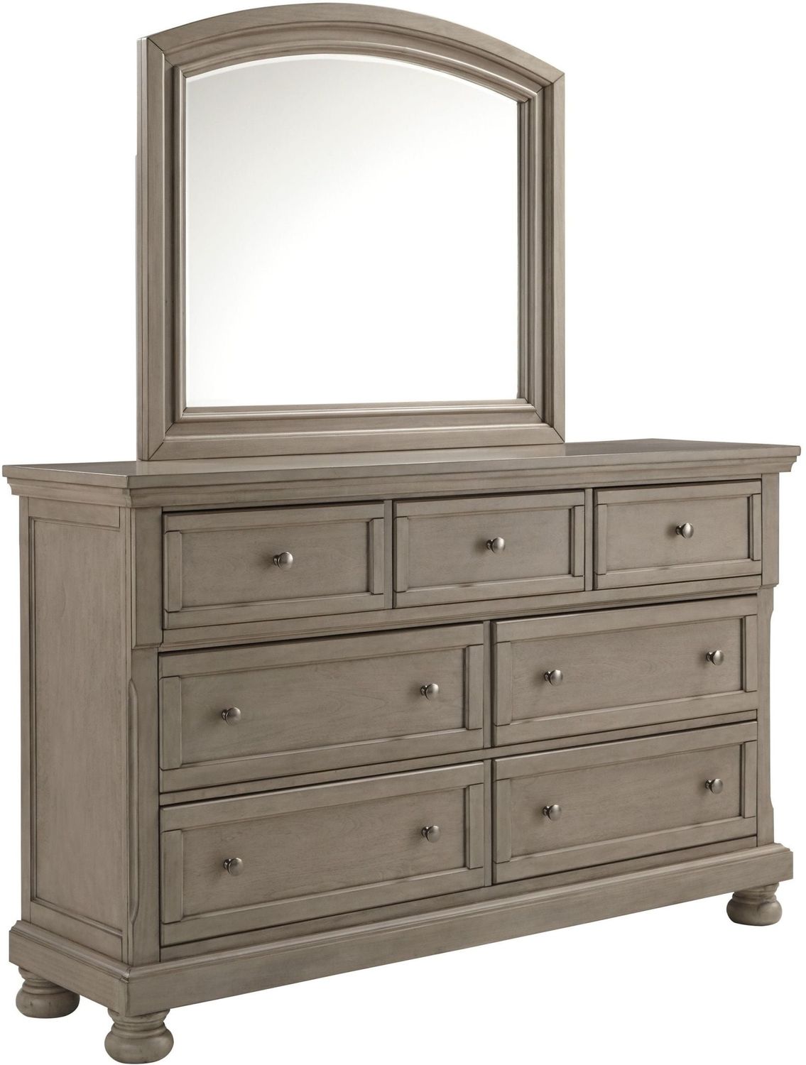 Lettner Light Gray Bedroom Mirror B73336