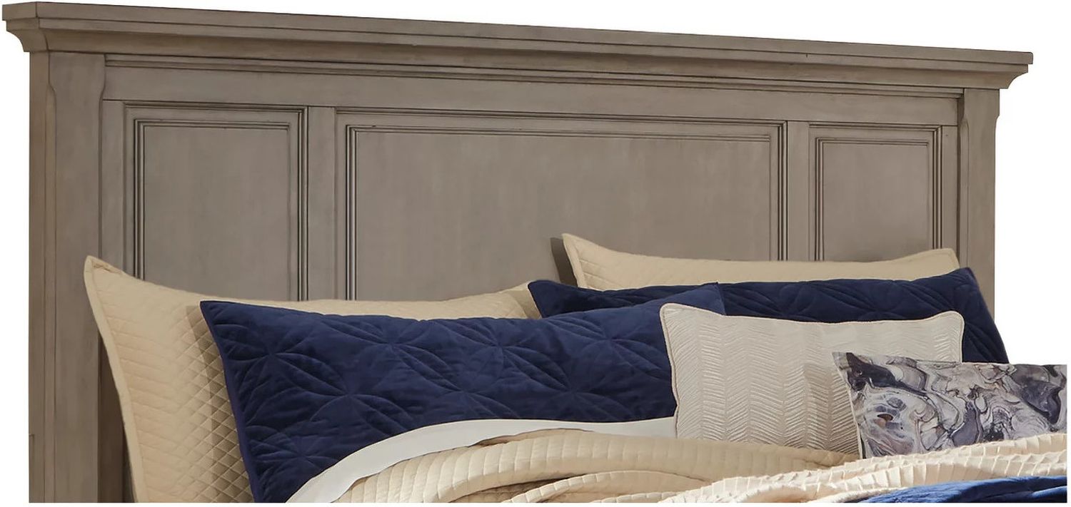 Lettner Light Gray King/California King Panel Headboard Only B73358