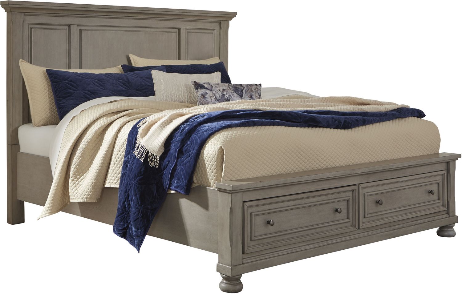 Ashley Furniture Lettner California King Panel Storage Bed B733B35