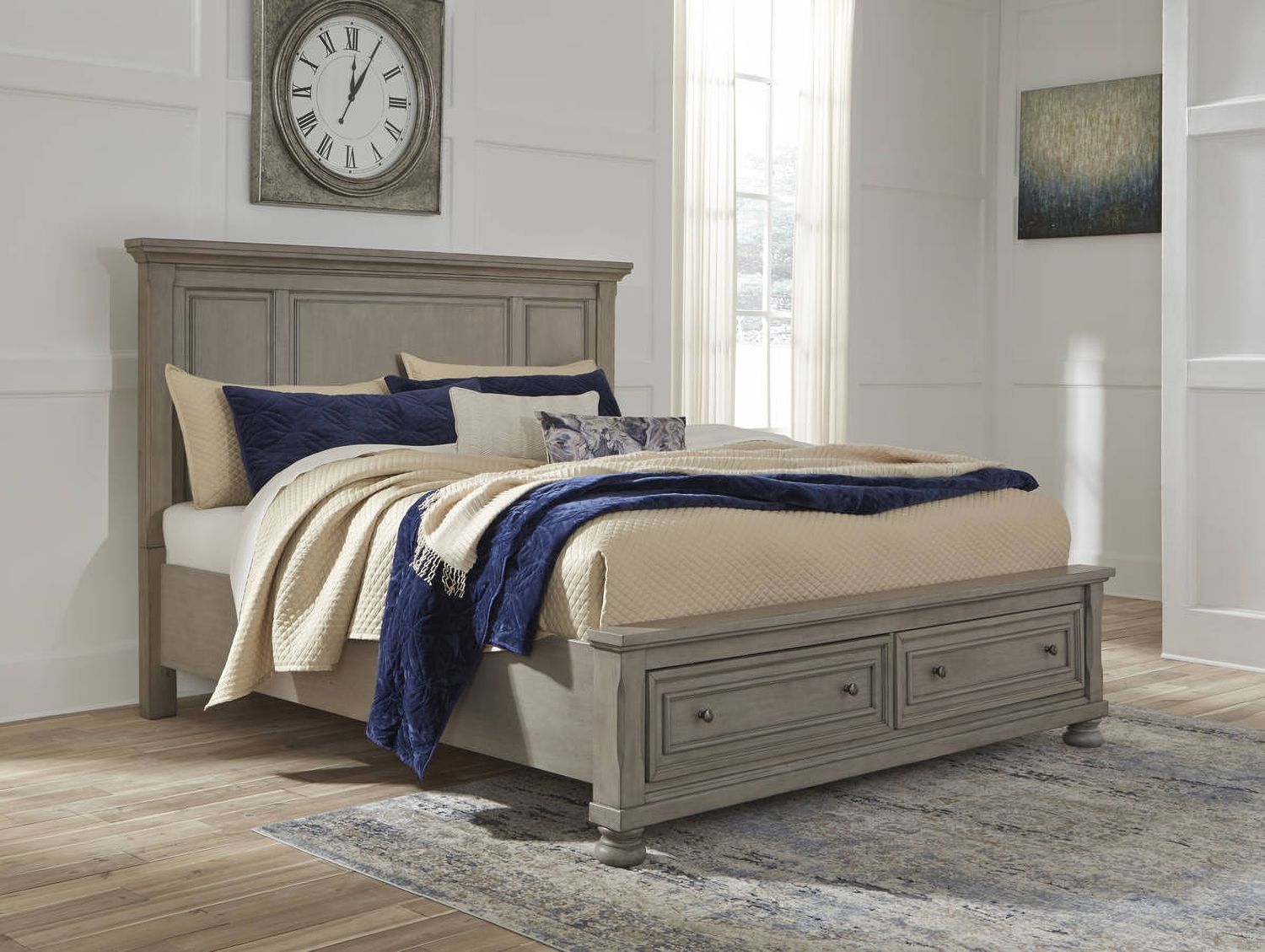 Ashley Furniture Lettner California King Panel Storage Bed B733B35