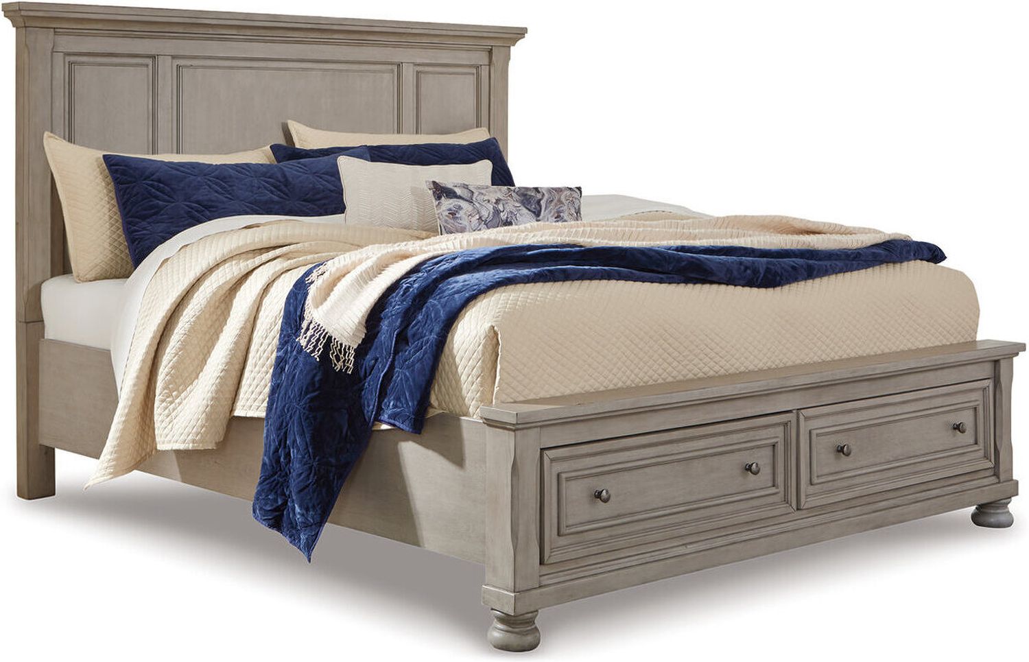 Ashley Furniture Lettner California King Panel Storage Bed B733B35