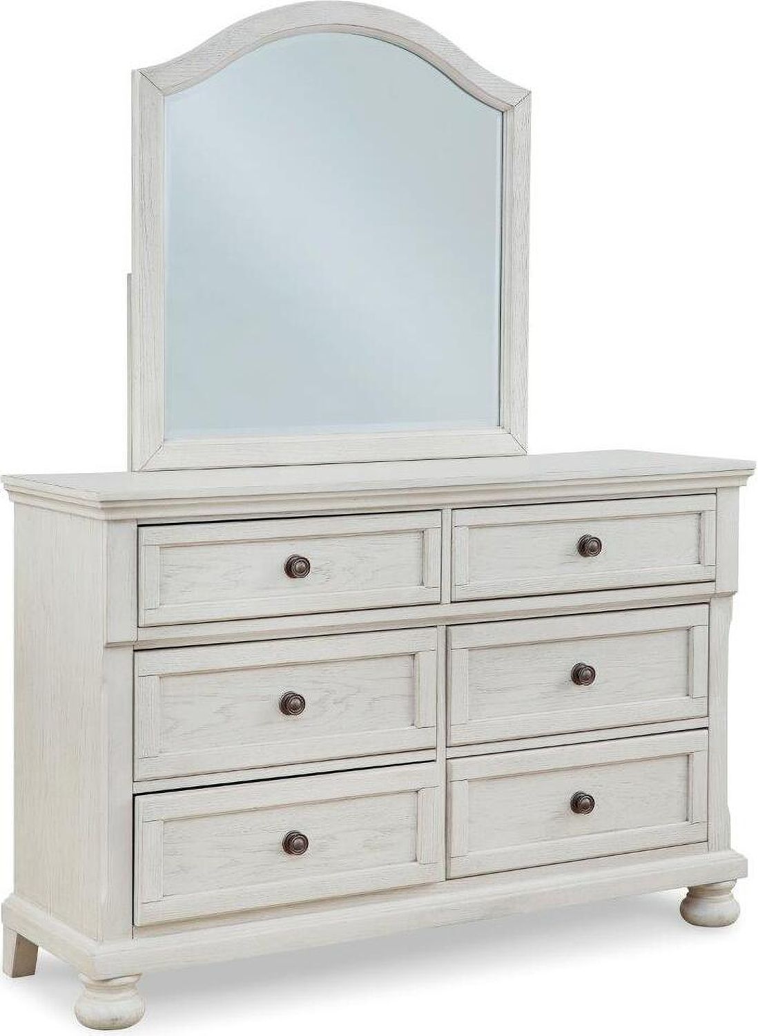 Robbinsdale Antique White Mirror B74226