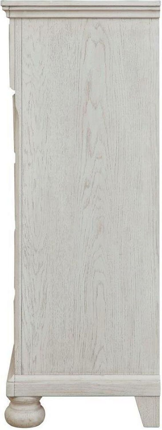Robbinsdale Antique White 5 Drawer Chest of Drawers B74245