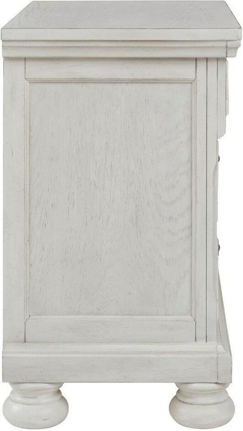 Robbinsdale Antique White Two Drawer Night Stand B74292