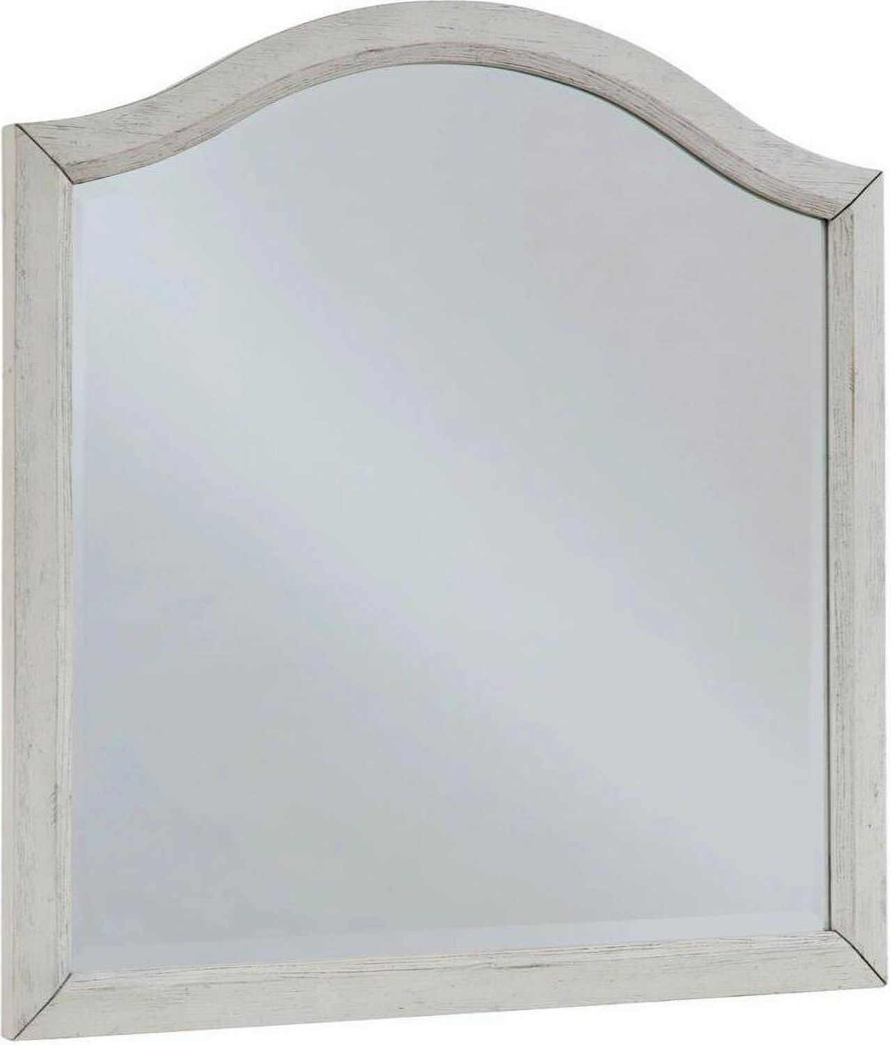 Robbinsdale Mirrored Vanity with Bench In Antique White B742B11