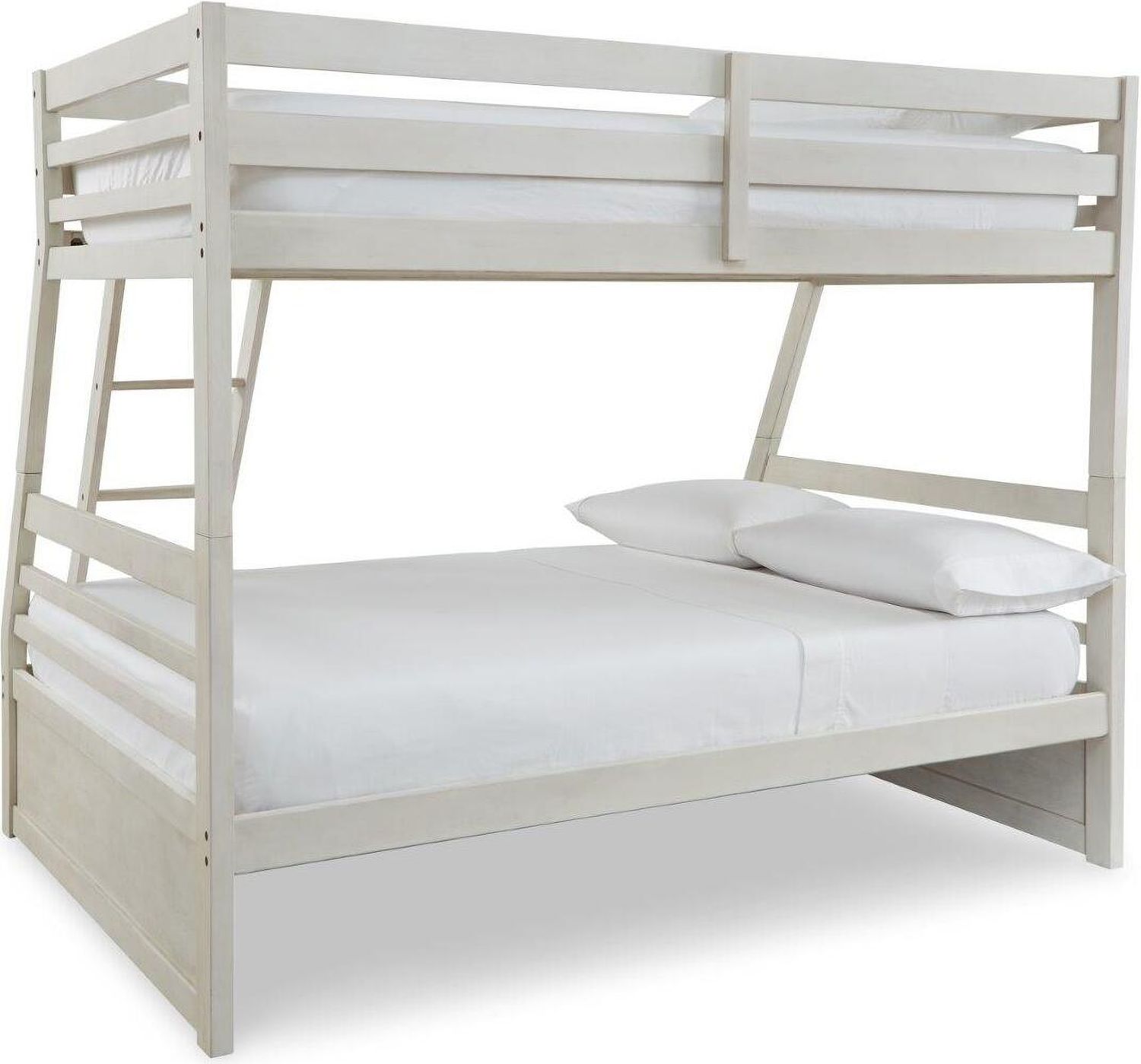 Robbinsdale Antique White Twin Over Full Bunk Bed With Storage B742B16