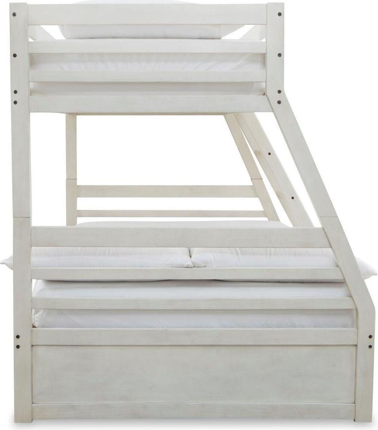 Robbinsdale Antique White Twin Over Full Bunk Bed B742B17