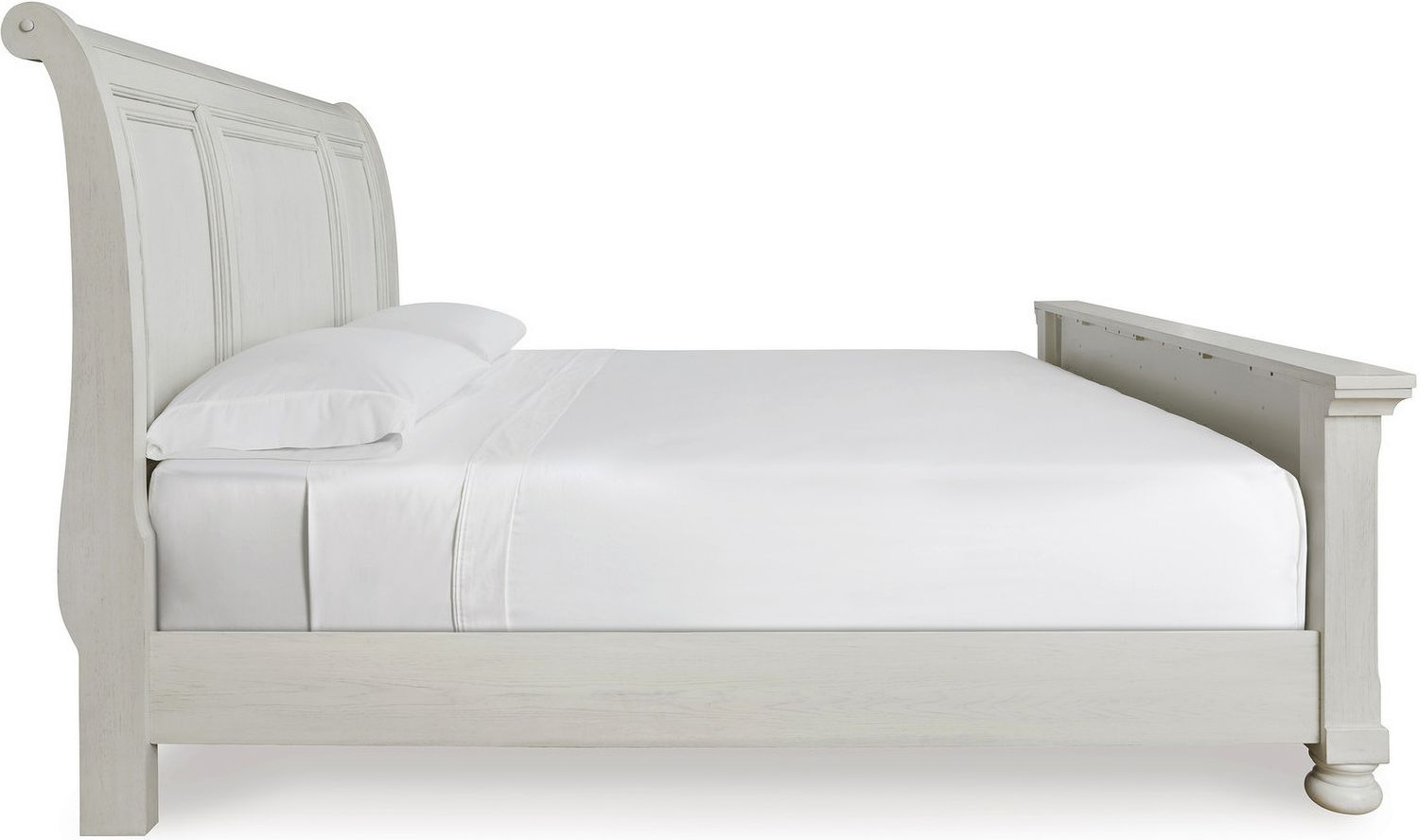 Robbinsdale Queen Sleigh Bed In Antique White B742B23