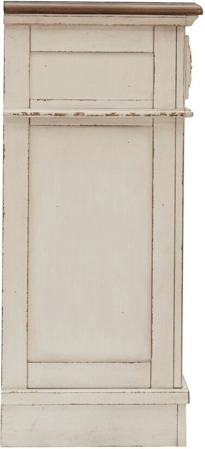 Realyn Two Tone 7 Drawer Dresser B74331