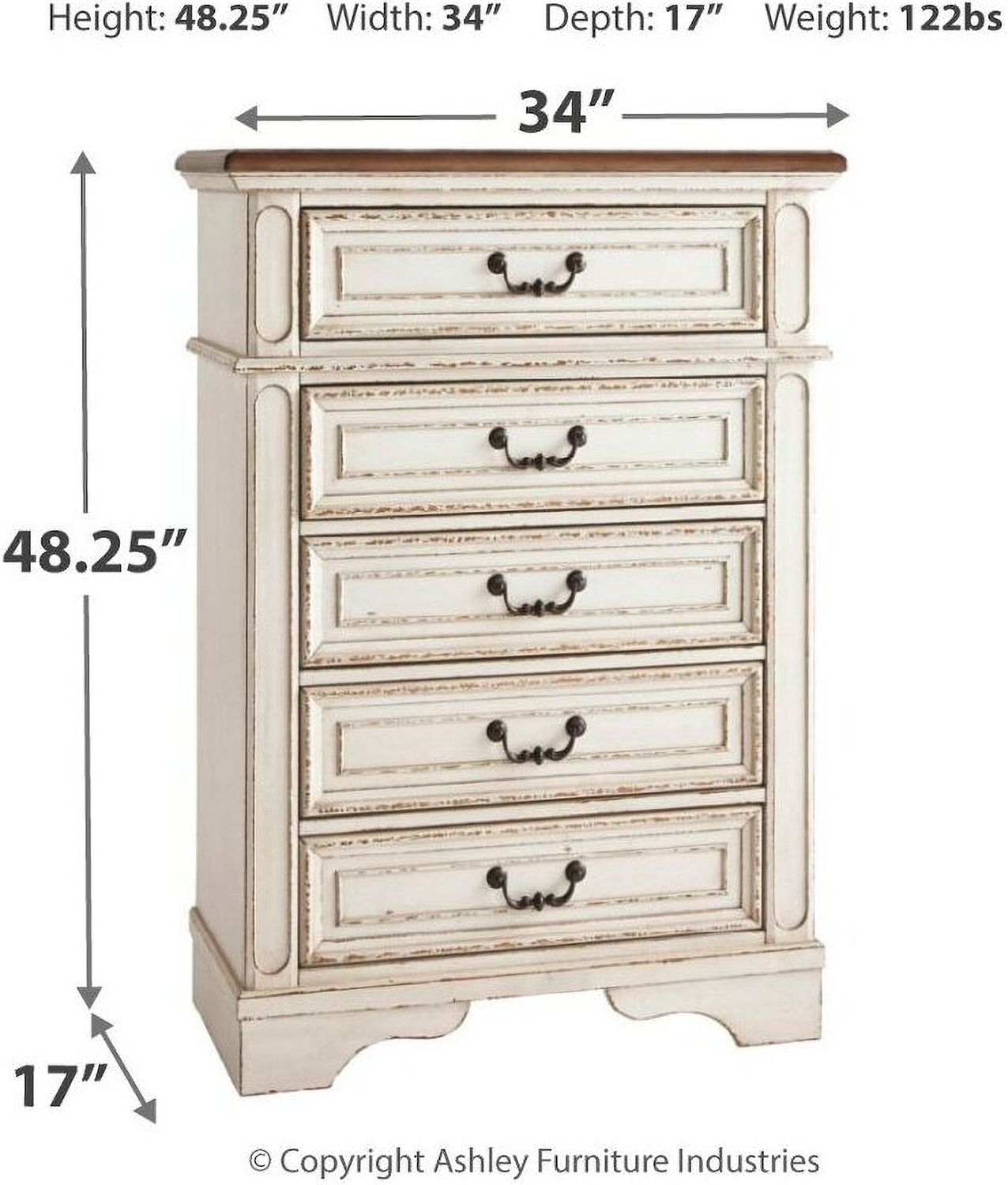 Realyn Two Tone Chest B74345