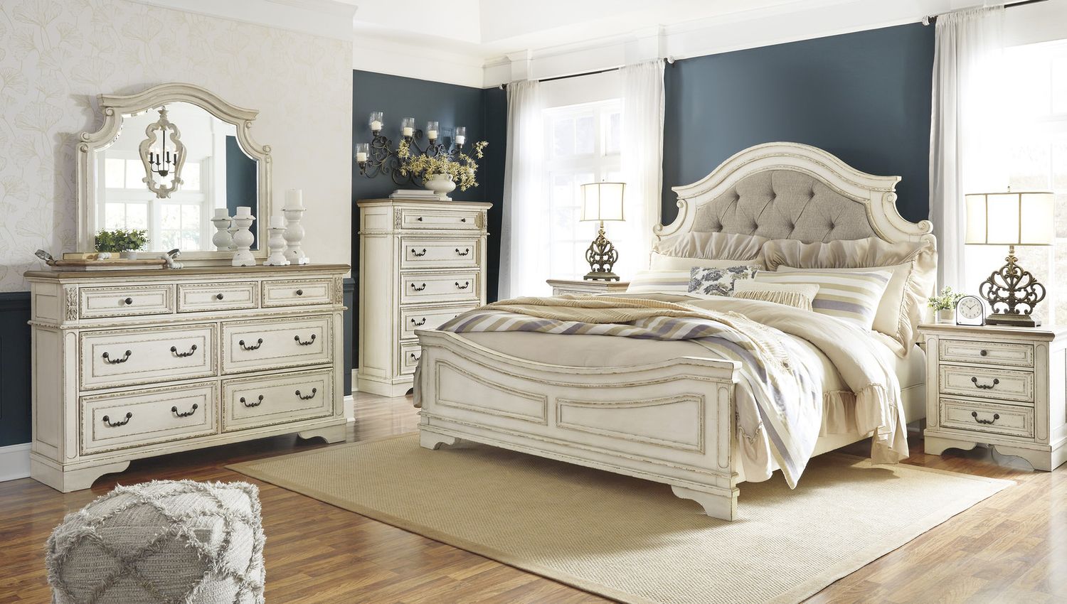 Realyn Two Tone 5 Drawer Chest B74346