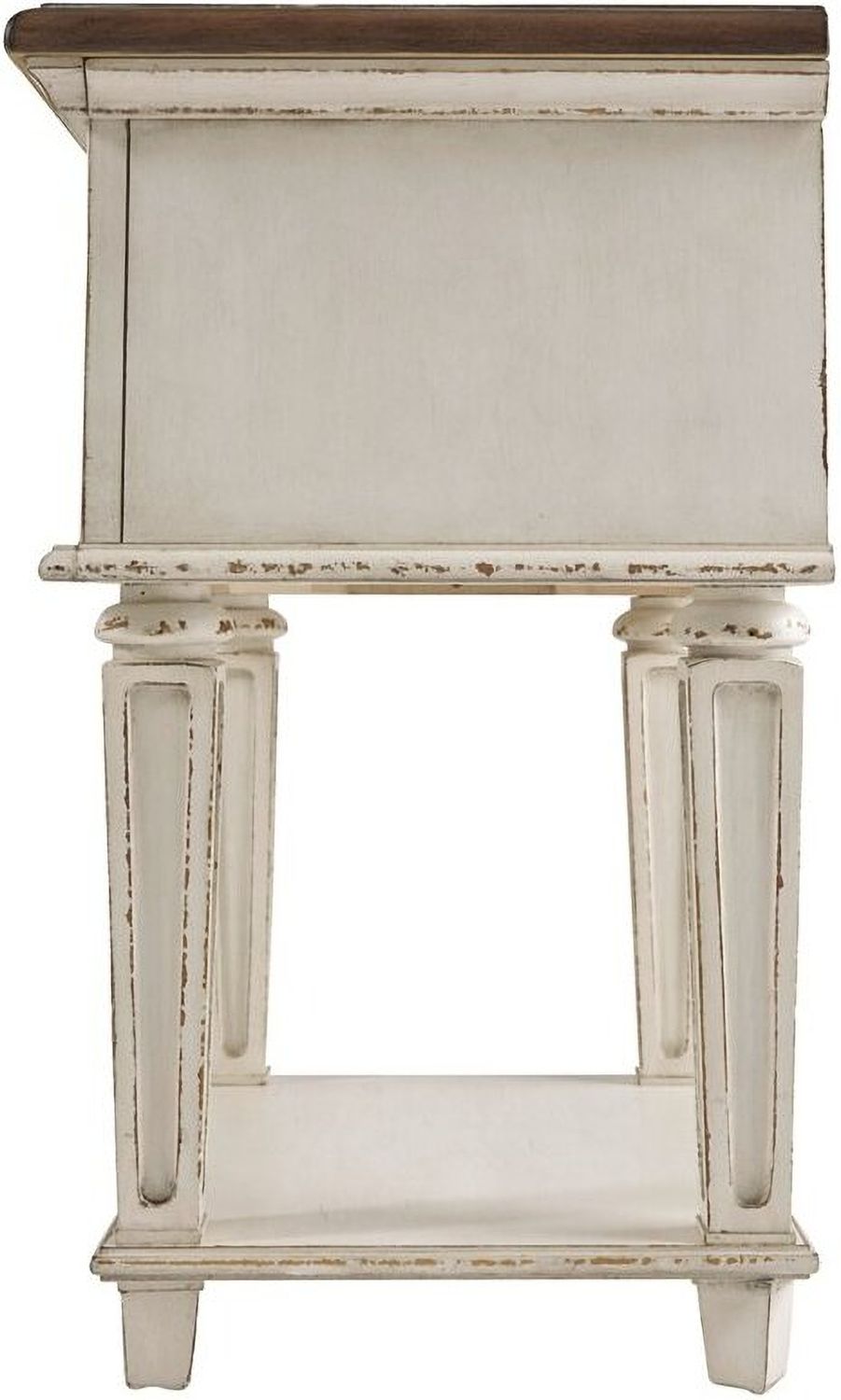 Realyn Two Tone 1 Drawer Nightstand B74391