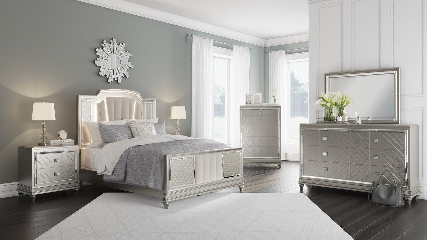 Chevanna Platinum Dresser B74431