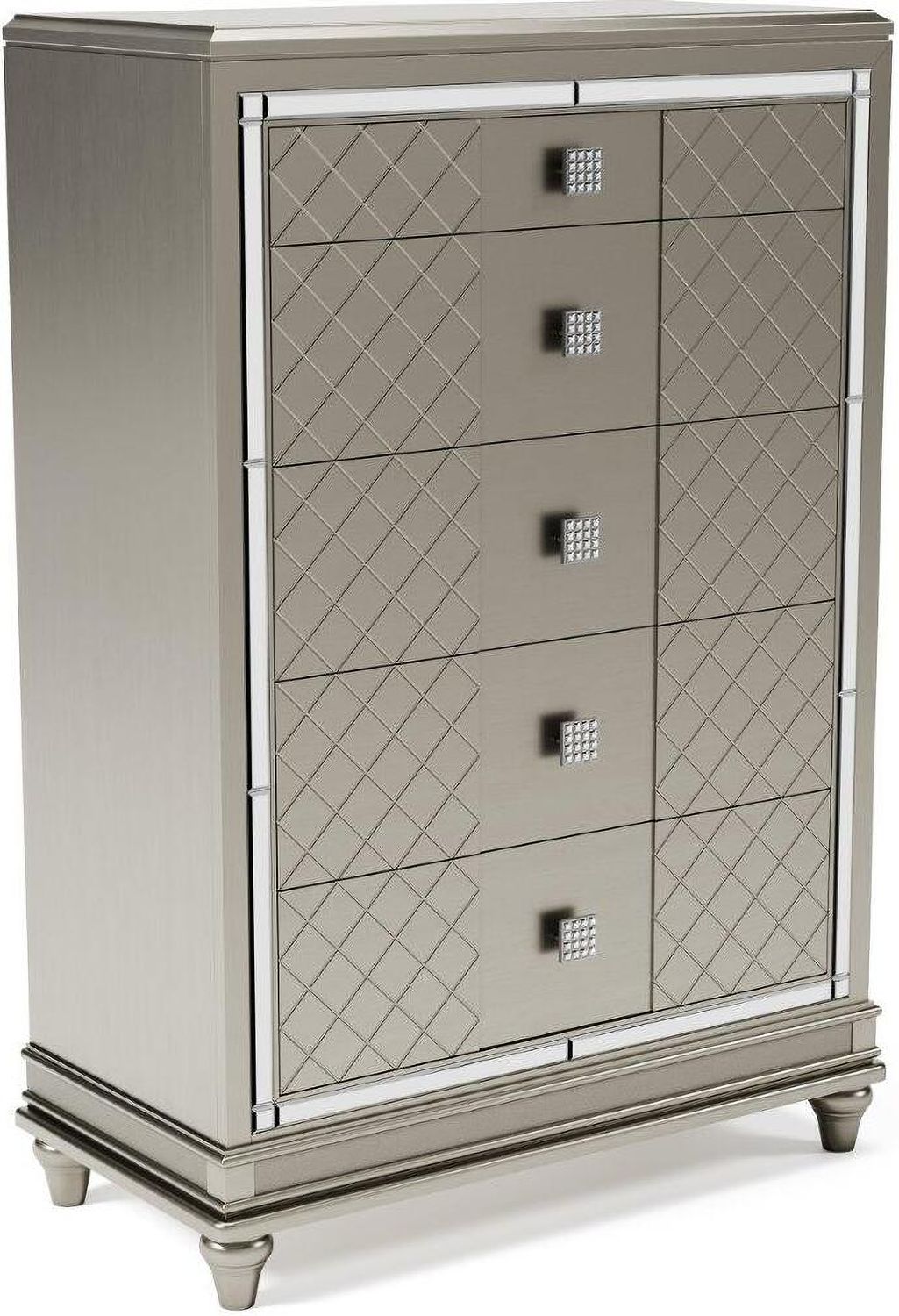 Chevanna Platinum Five Drawer Chest B74446