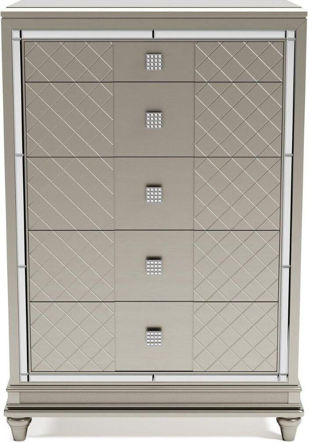 Chevanna Platinum Five Drawer Chest B74446