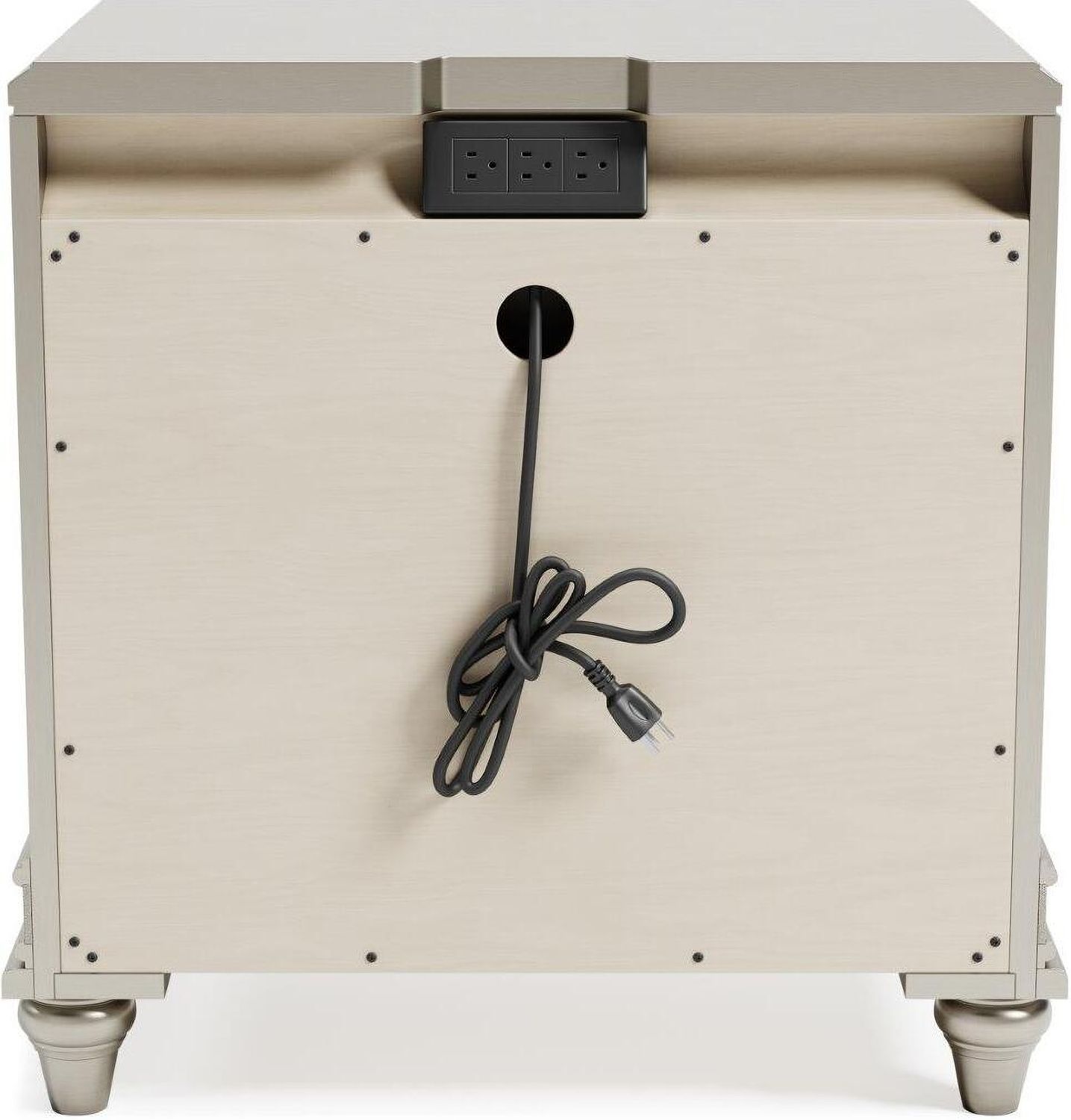Chevanna Platinum Two Drawer Night Stand B74492