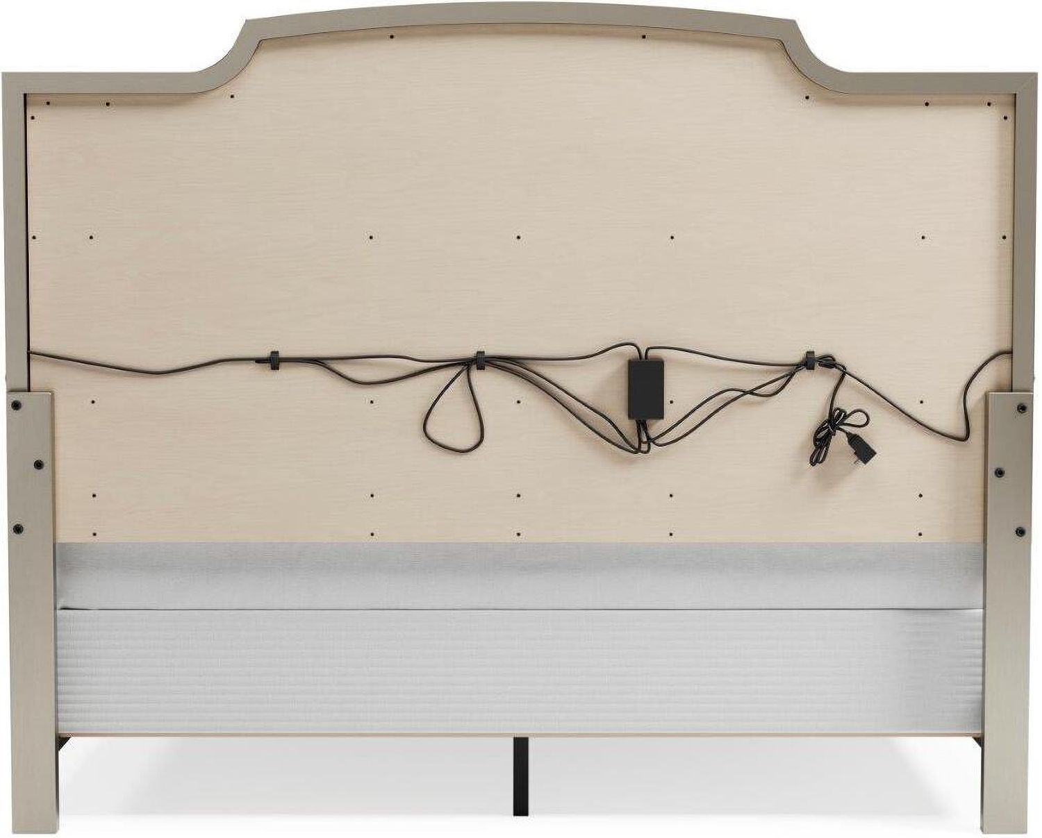 Chevanna Platinum King Upholstered Panel Bed B744B3