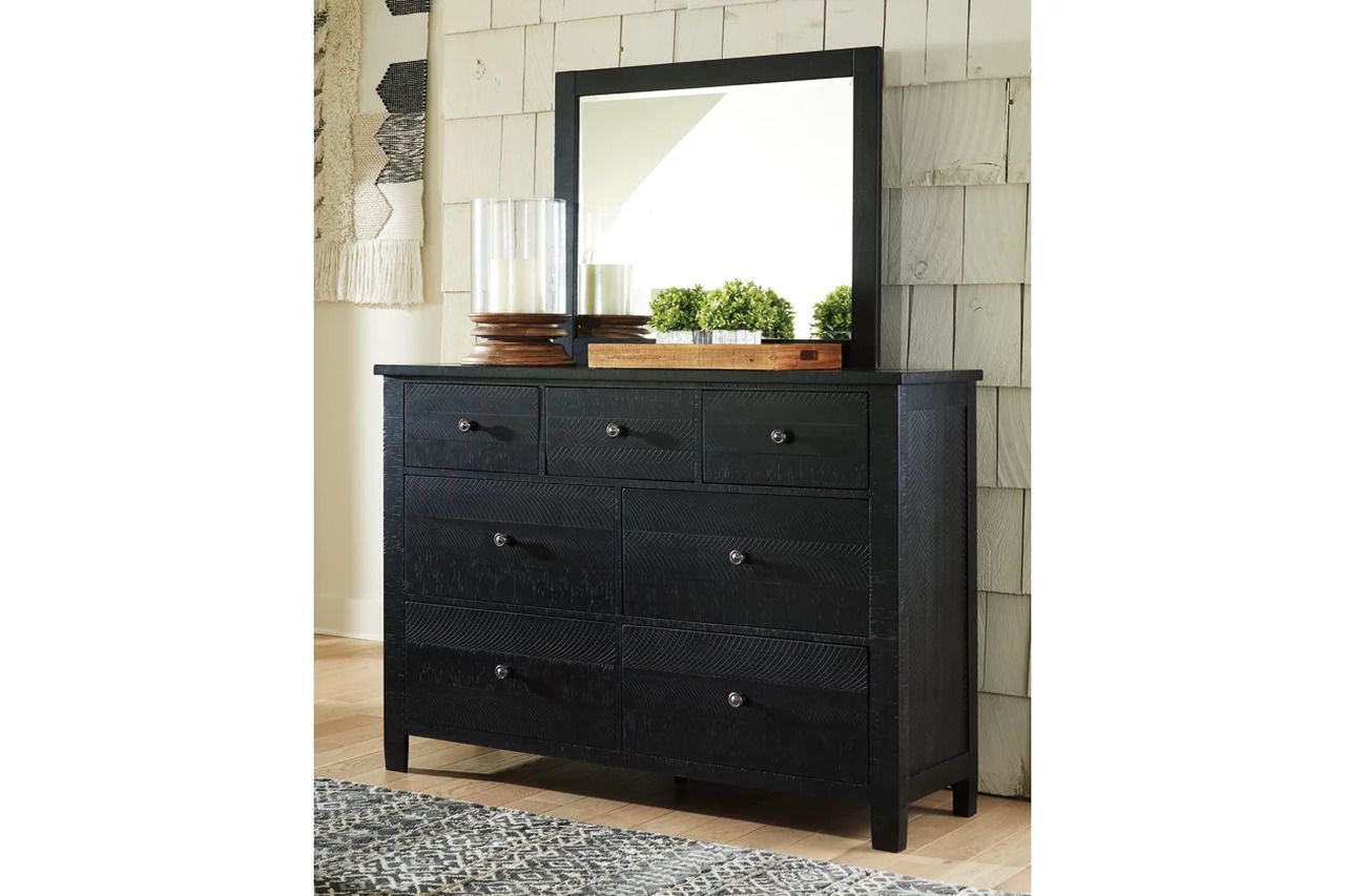Noorbrook Bedroom Mirror In Black B74636