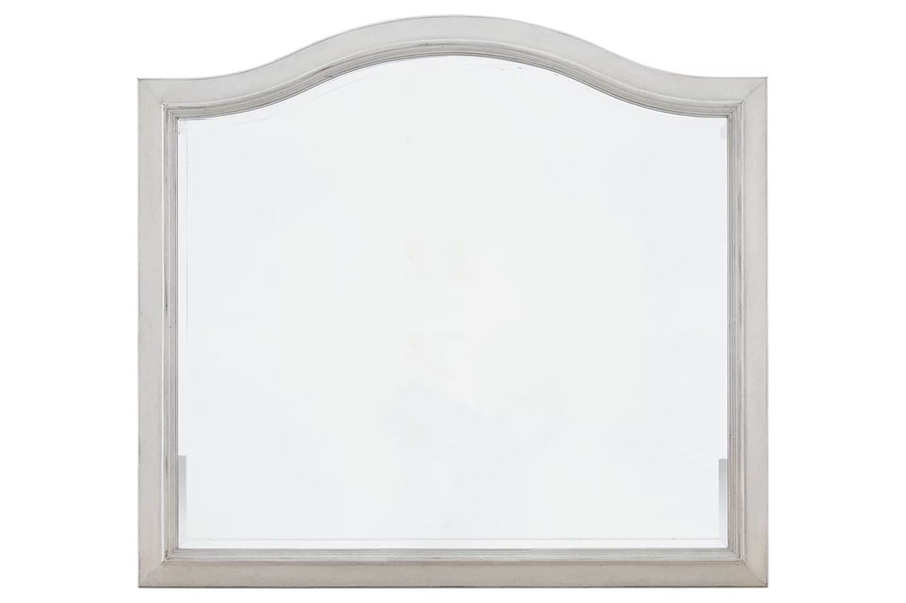 Teganville Bedroom Mirror In White B75536