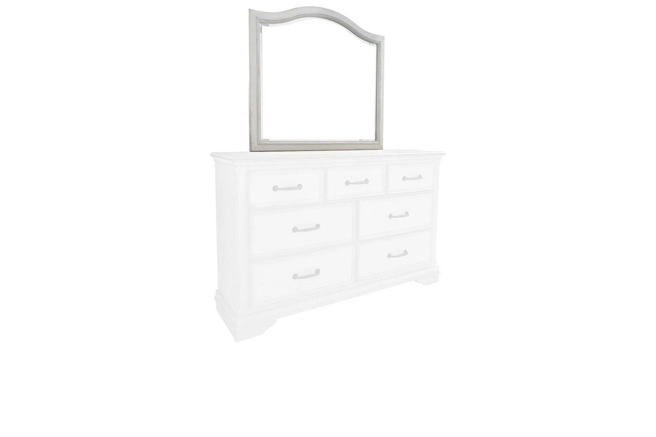 Teganville Bedroom Mirror In White B75536