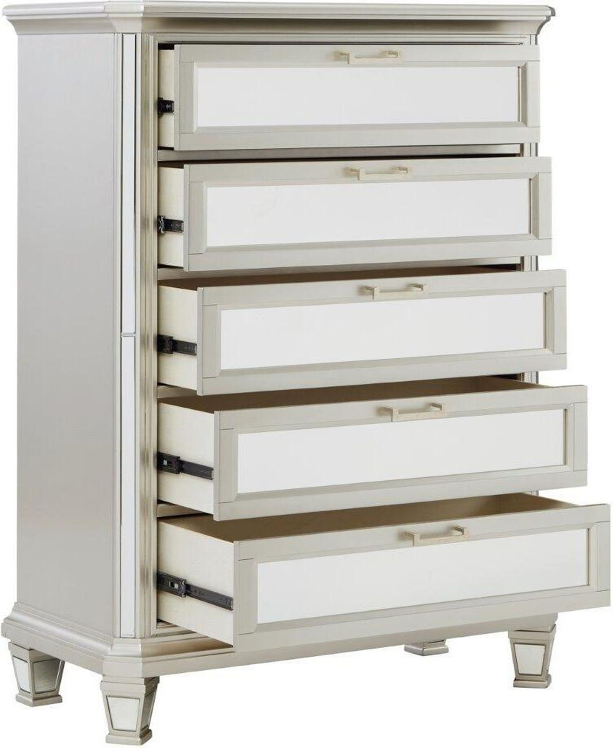 Lindenfield Silver Five Drawer Chest B75846