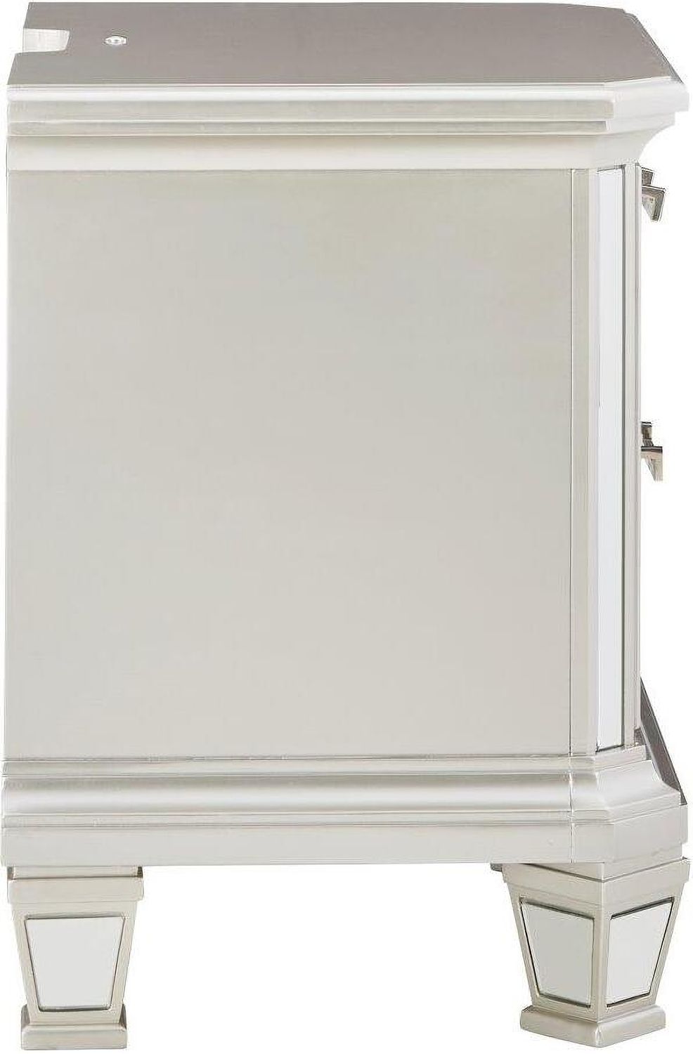 Lindenfield Silver Two Drawer Night Stand B75892