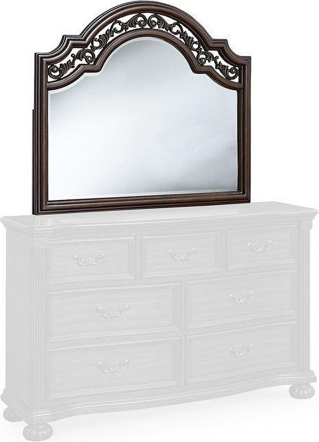 Lavinton Bedroom Mirror In Brown B76436