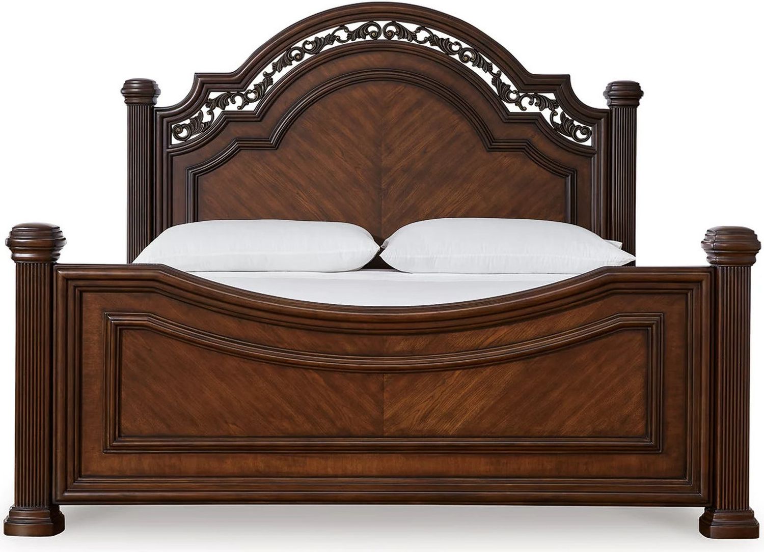 Lavinton California King Poster Bed In Brown B764B10