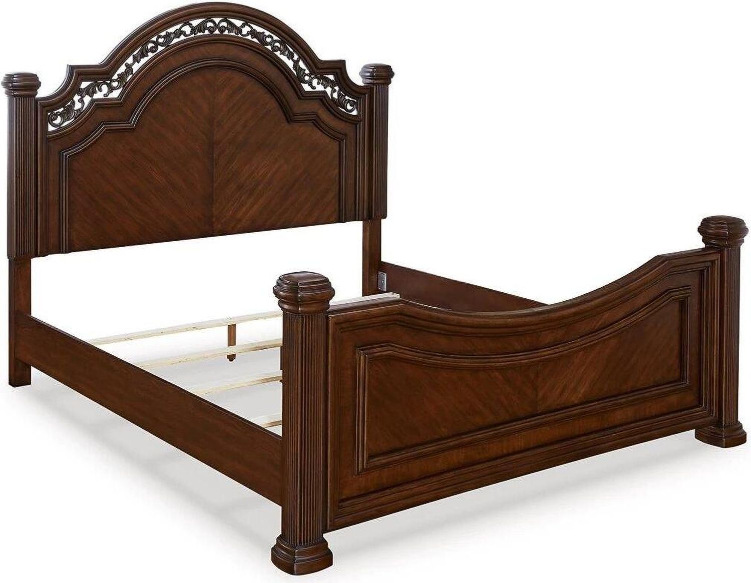 Lavinton King Poster Bed In Brown B764B9