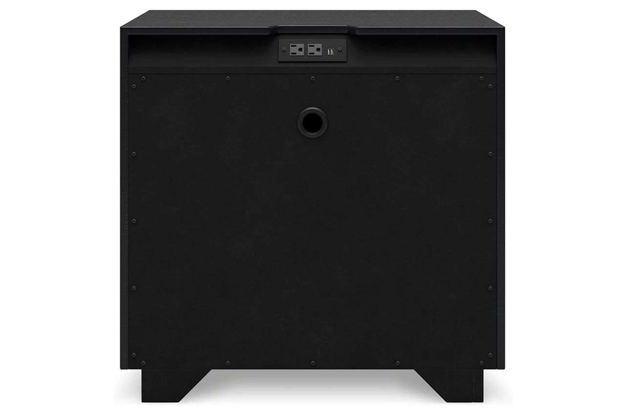 Londer Nightstand In Black B76892