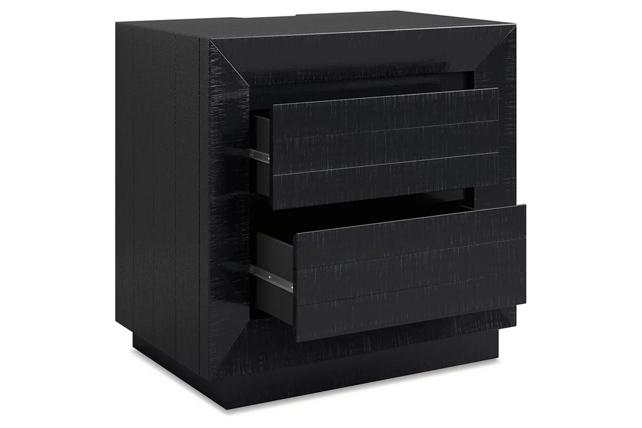 Londer Nightstand In Black B76892