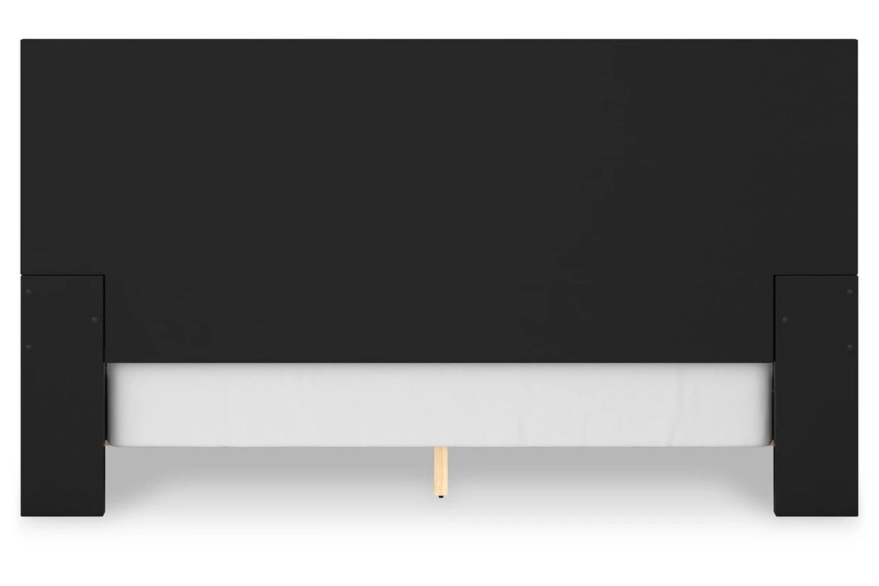 Londer King Panel Bed In Black B768B4