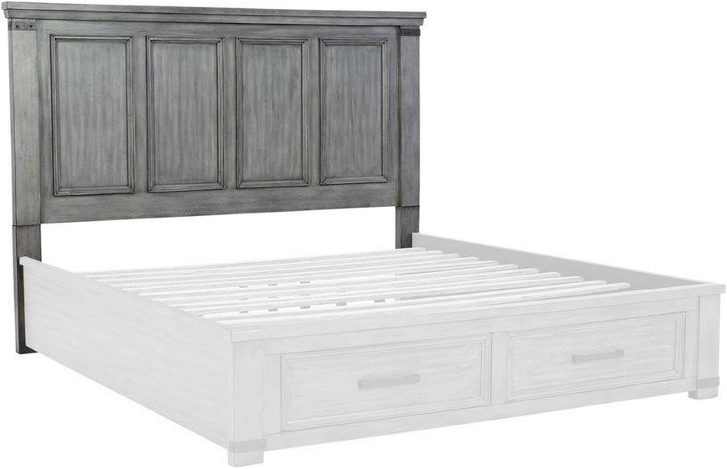 Russelyn Gray King/California King Panel Headboard Only B77258