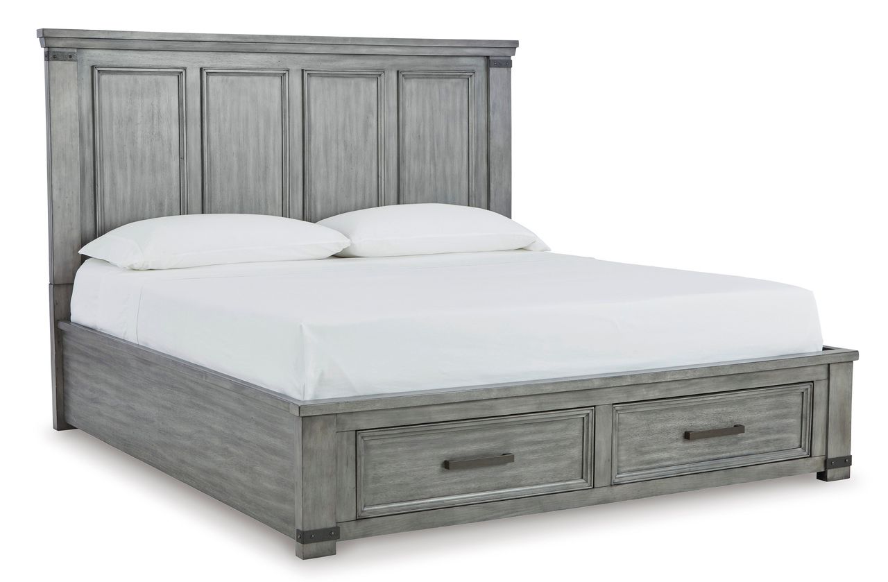 Russelyn Gray King/California King Panel Headboard Only B77258
