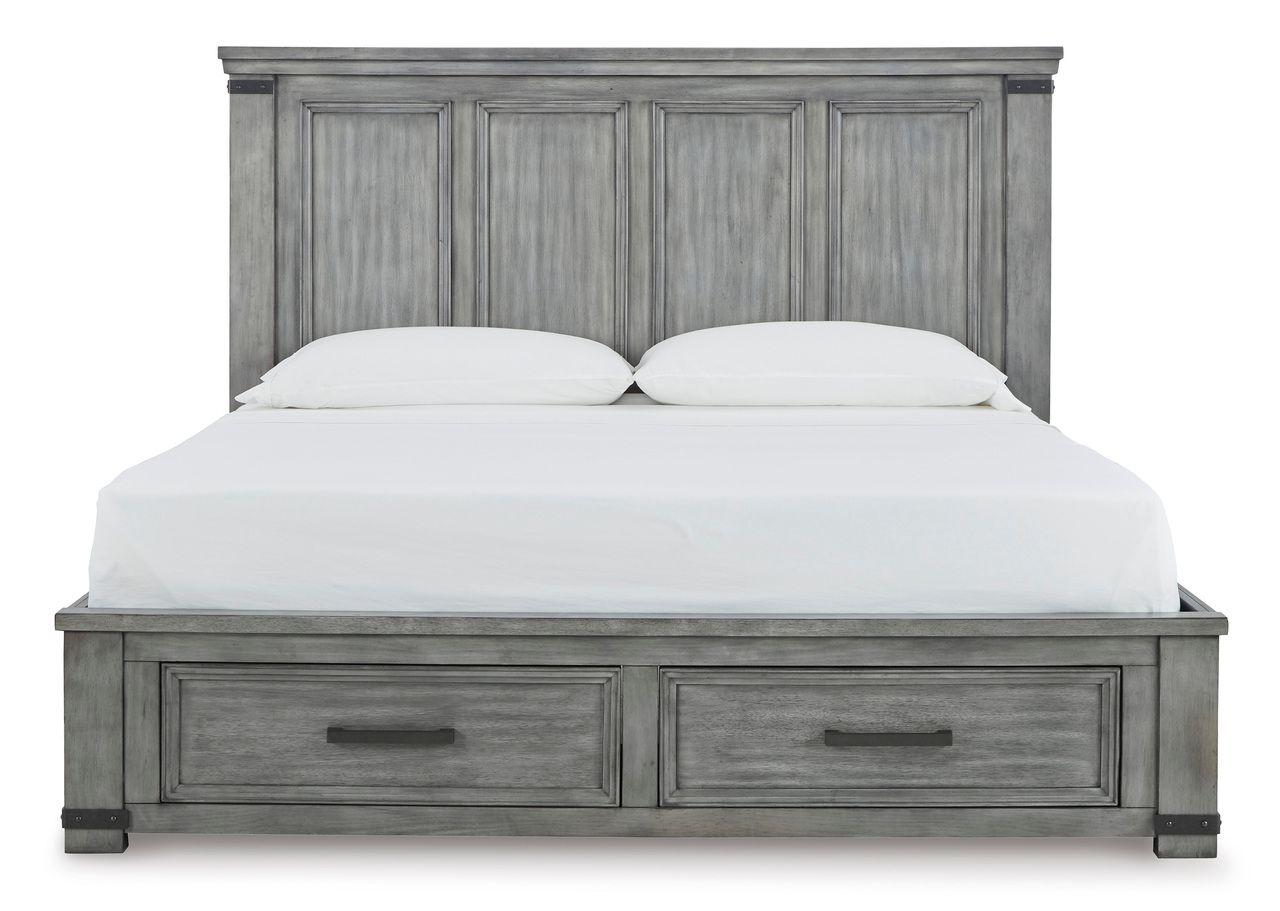 Russelyn Gray King/California King Panel Headboard Only B77258