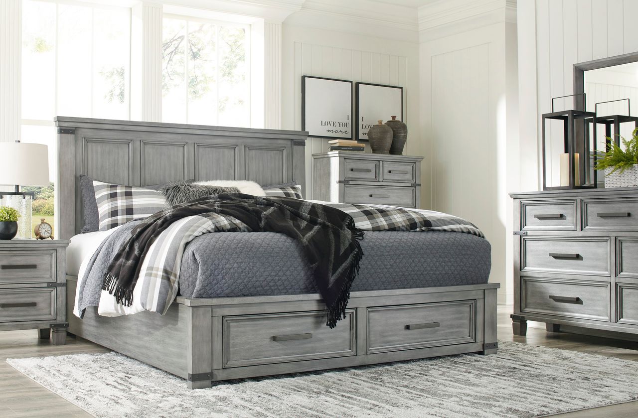 Russelyn Gray King/California King Panel Headboard Only B77258