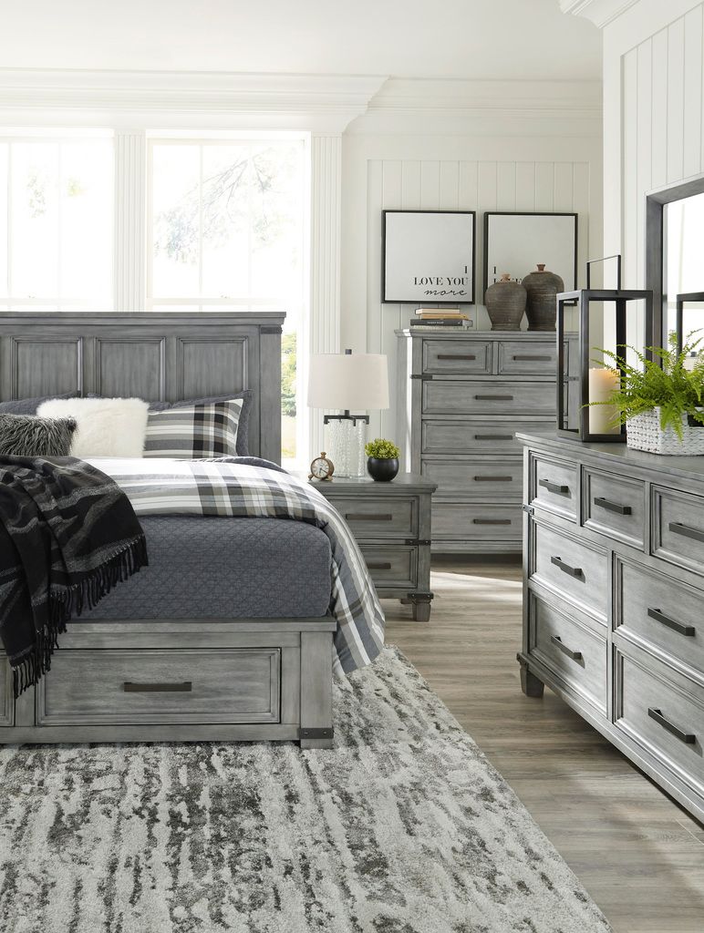 Russelyn Gray King/California King Panel Headboard Only B77258