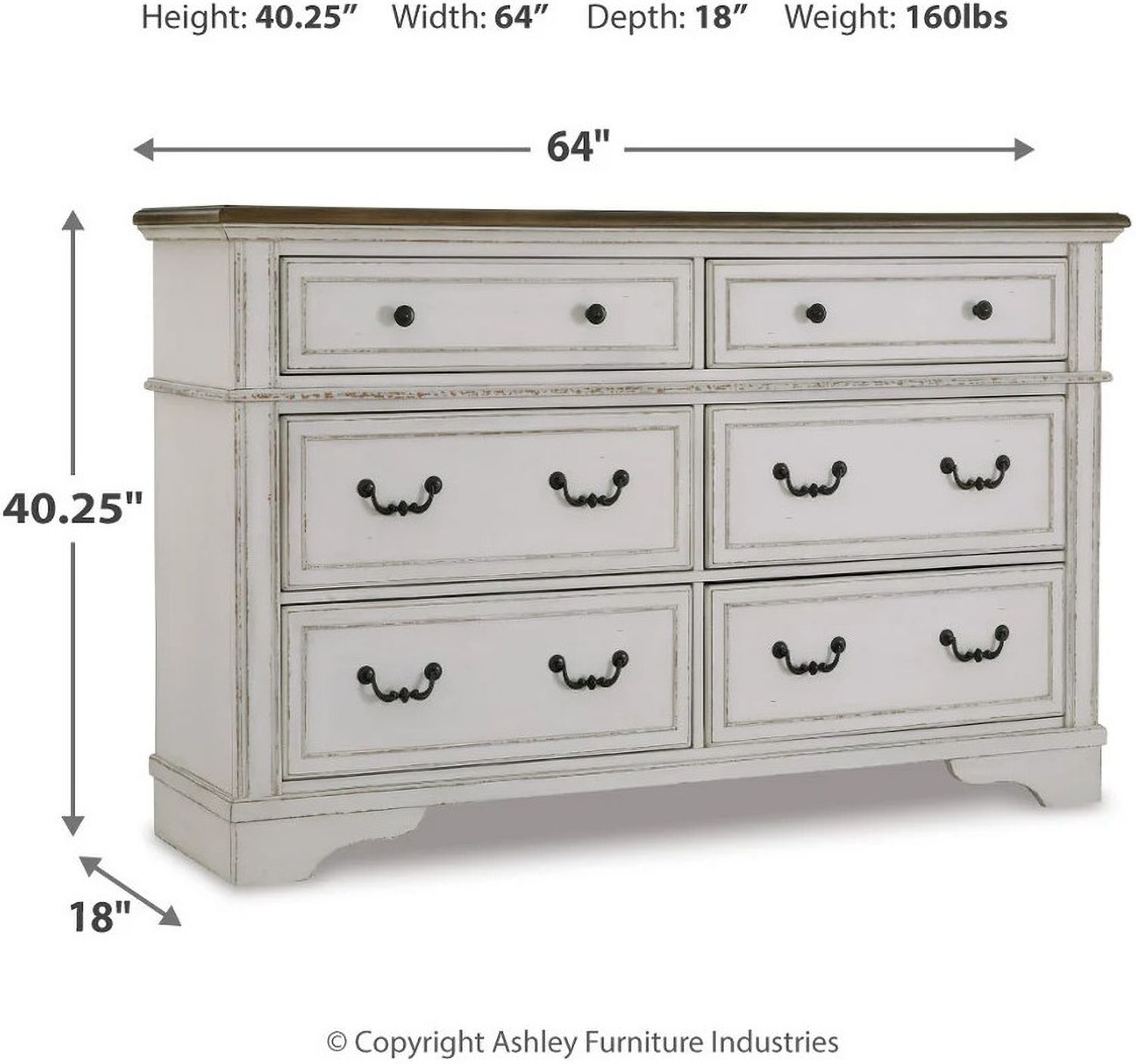 Brollyn Two-Tone Dresser B77331