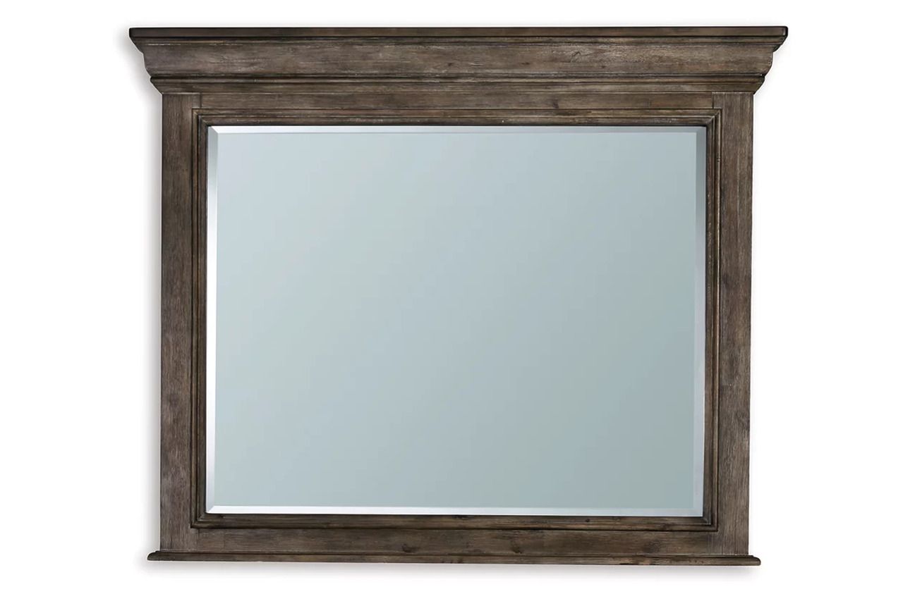 Johnelle Bedroom Mirror In Gray B77636