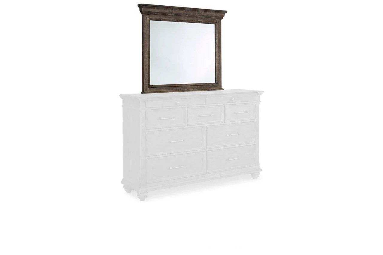 Johnelle Bedroom Mirror In Gray B77636
