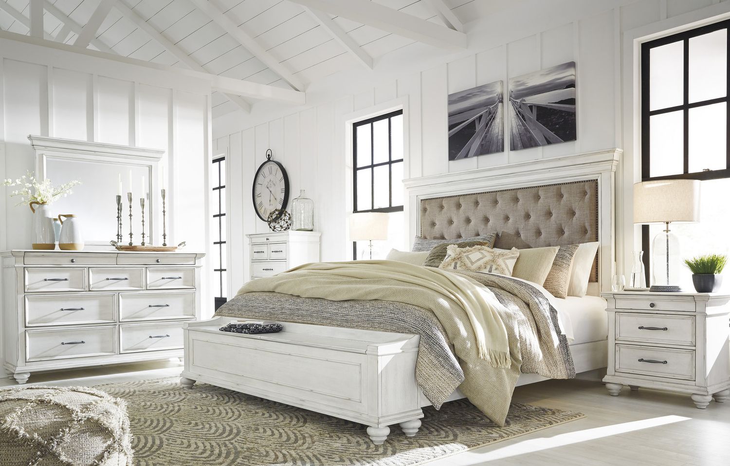 Kanwyn Whitewash Dresser B77731