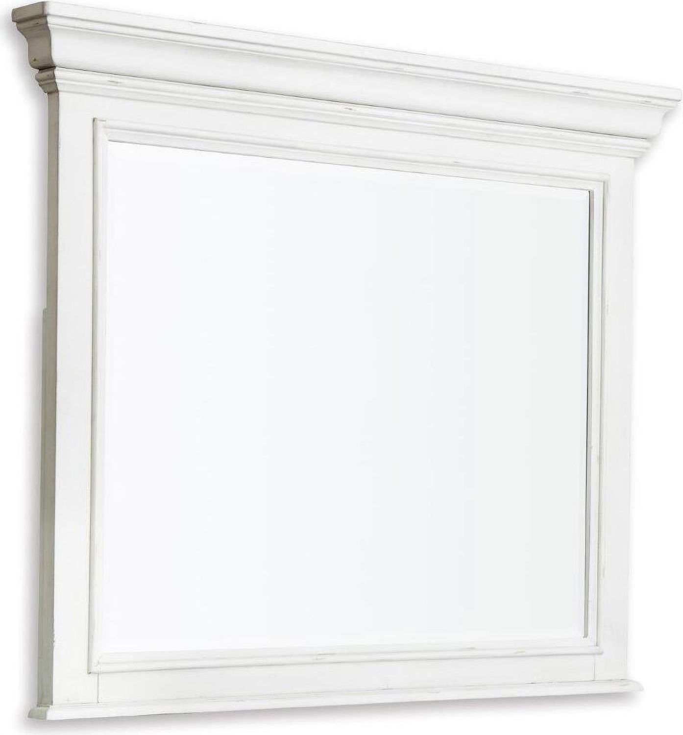 Kanwyn Whitewash Bedroom Mirror B77736