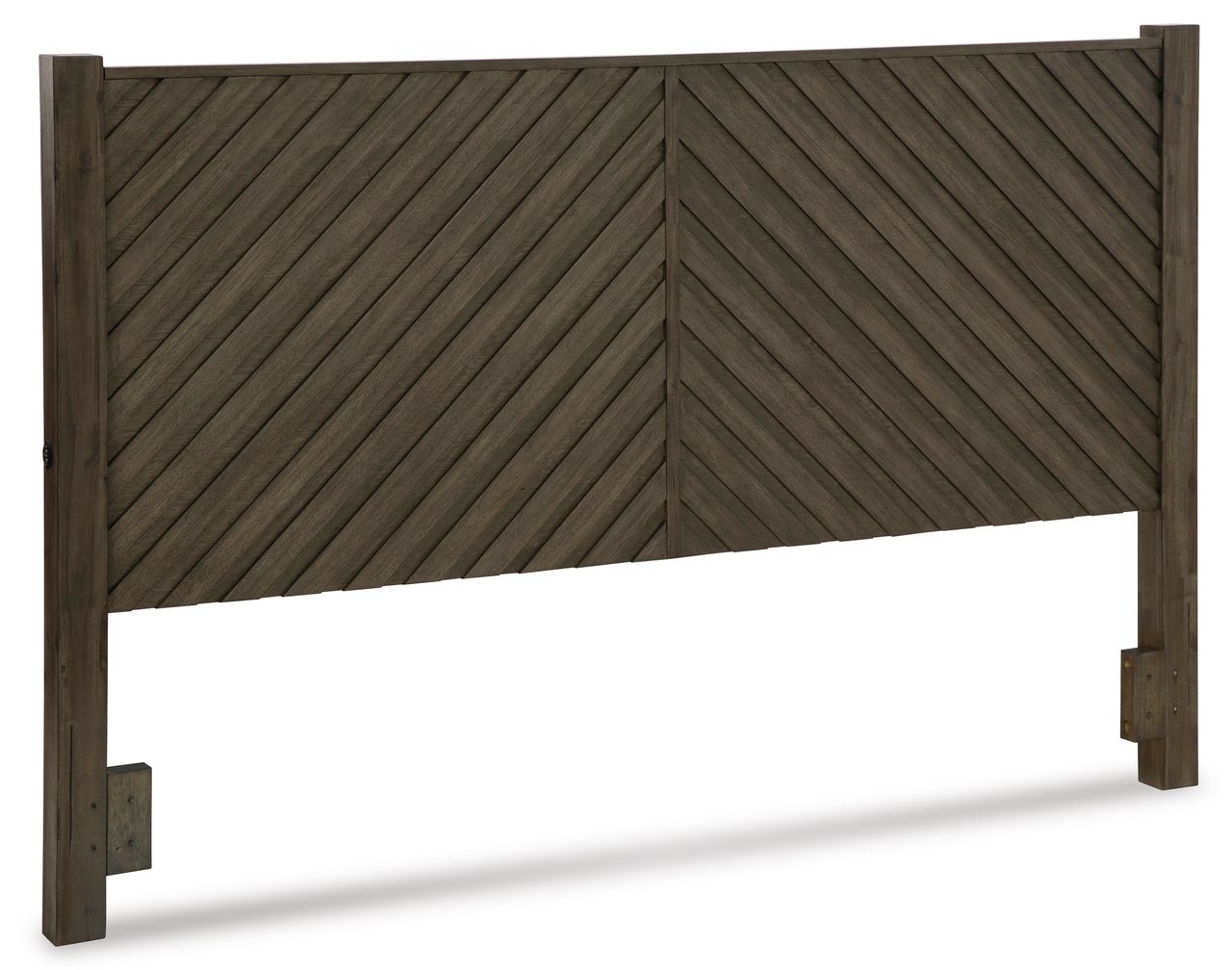 Arkenton King Panel Bed In Grayish Brown B786B4
