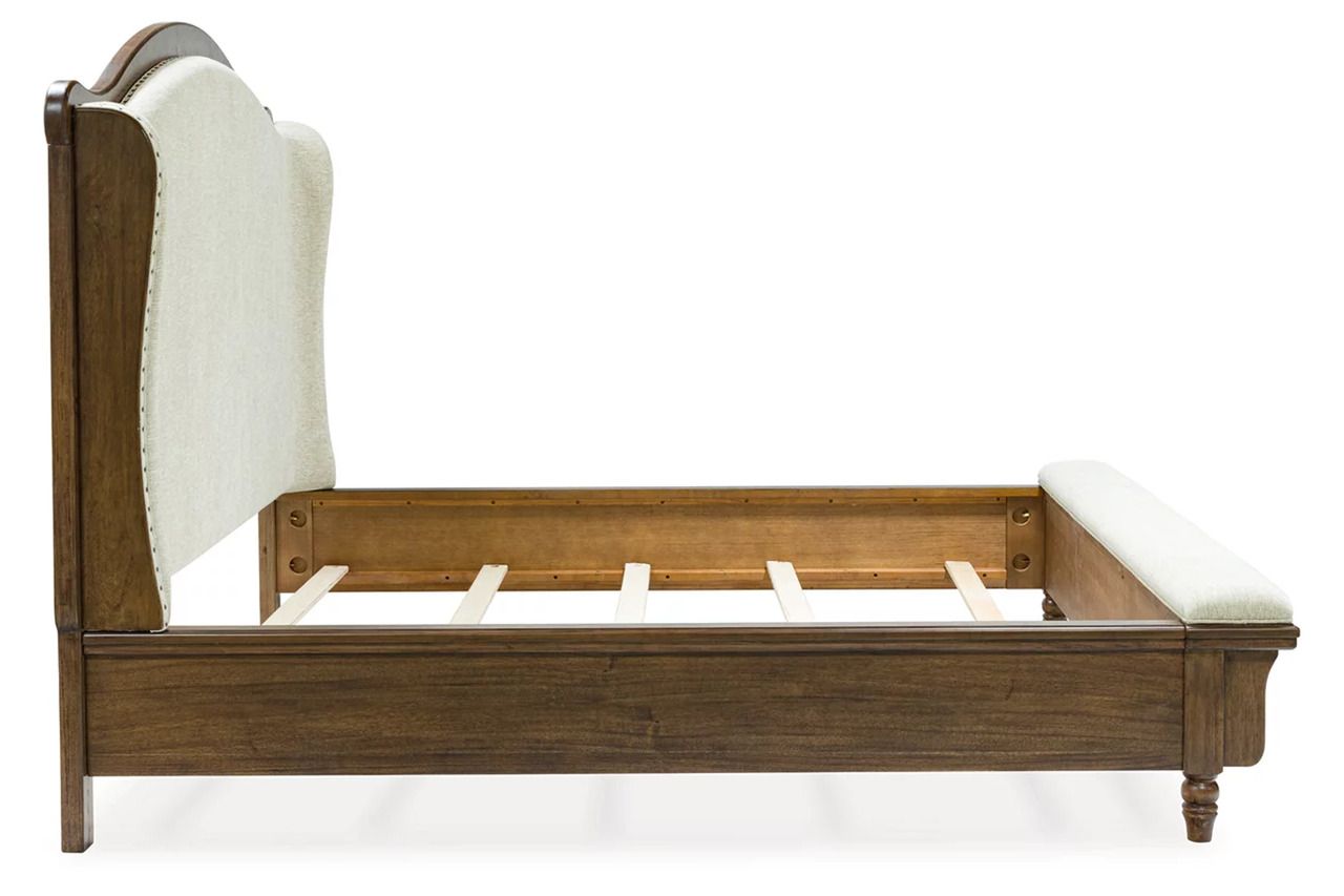 Sturlayne Queen Upholstered Panel Bed In Brown B787B2